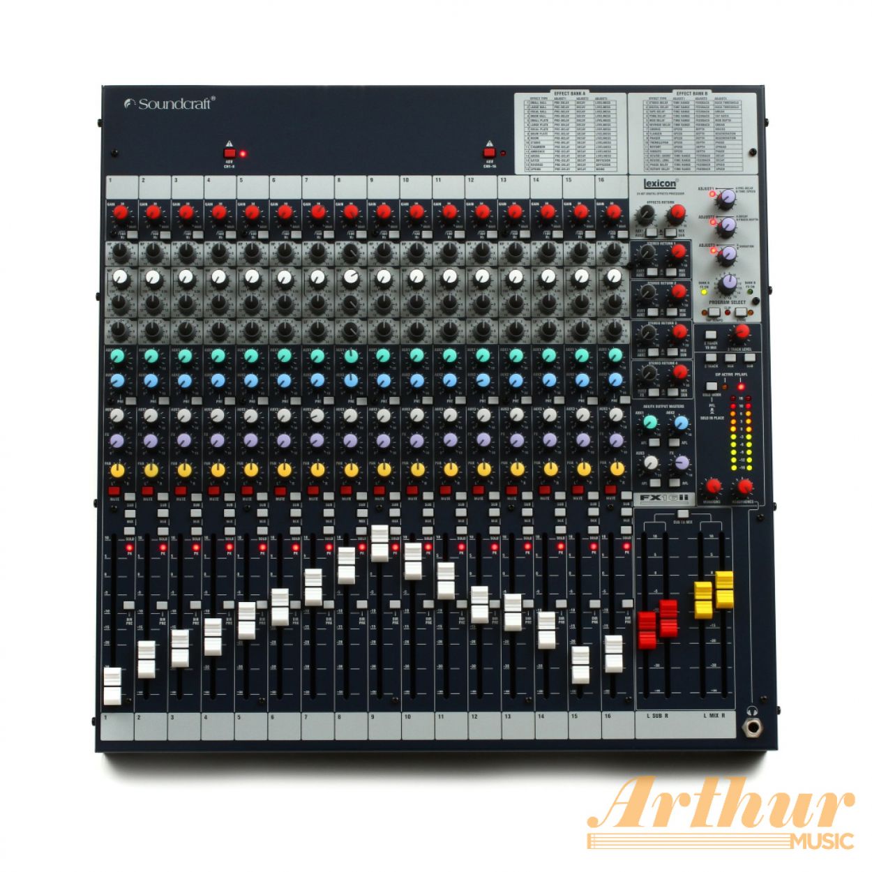 Soundcraft FX16ii « Mixer Analogos « Audio & Grabacion « arthurmusic.cl