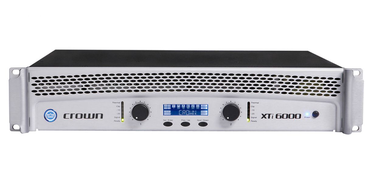 Crown XTI 6000 « Amplificador de Potencia « Audio & Grabacion